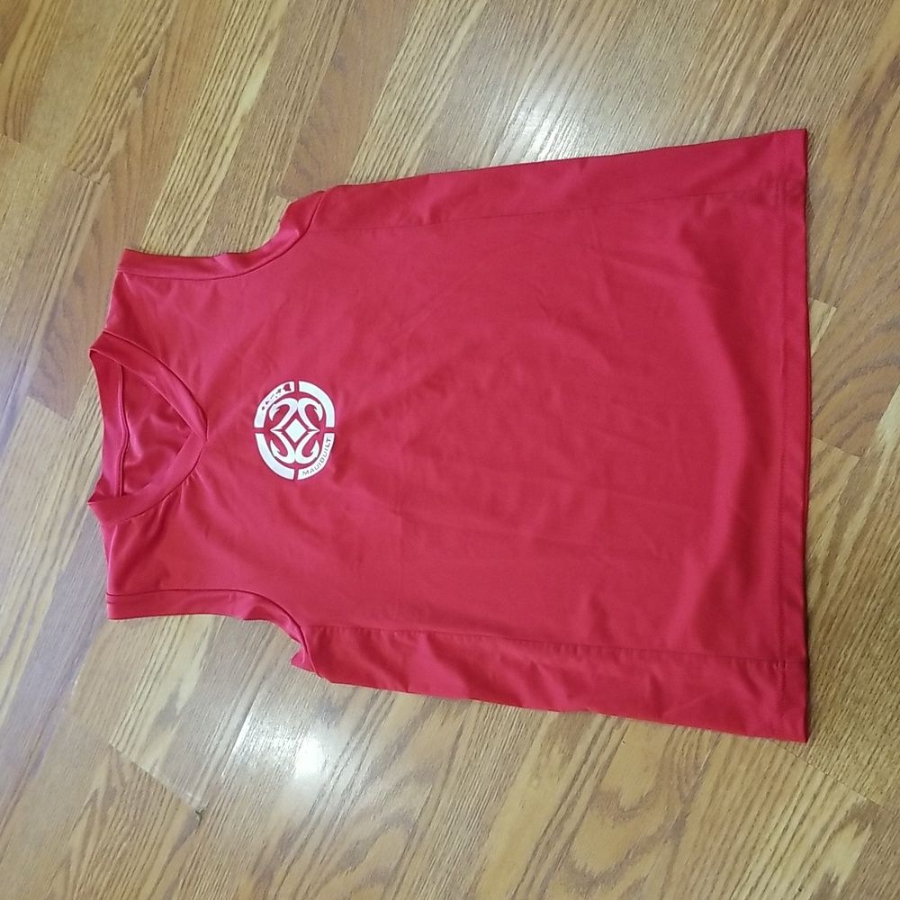 Mauibuilt Mens red tank top